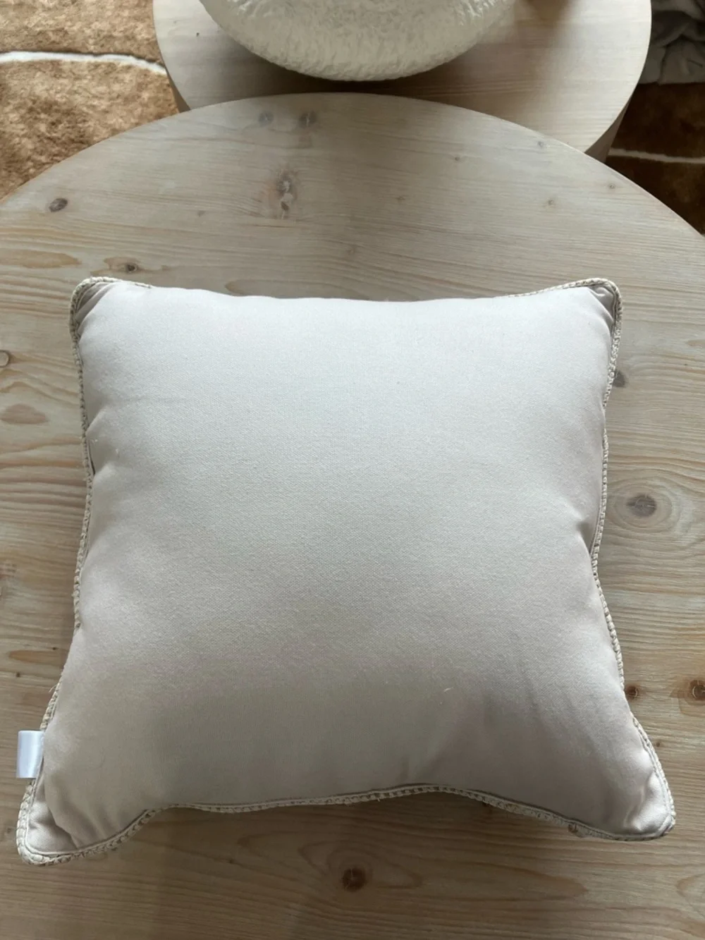 West Elm Natural indoor/outdoor Pillow-insert included